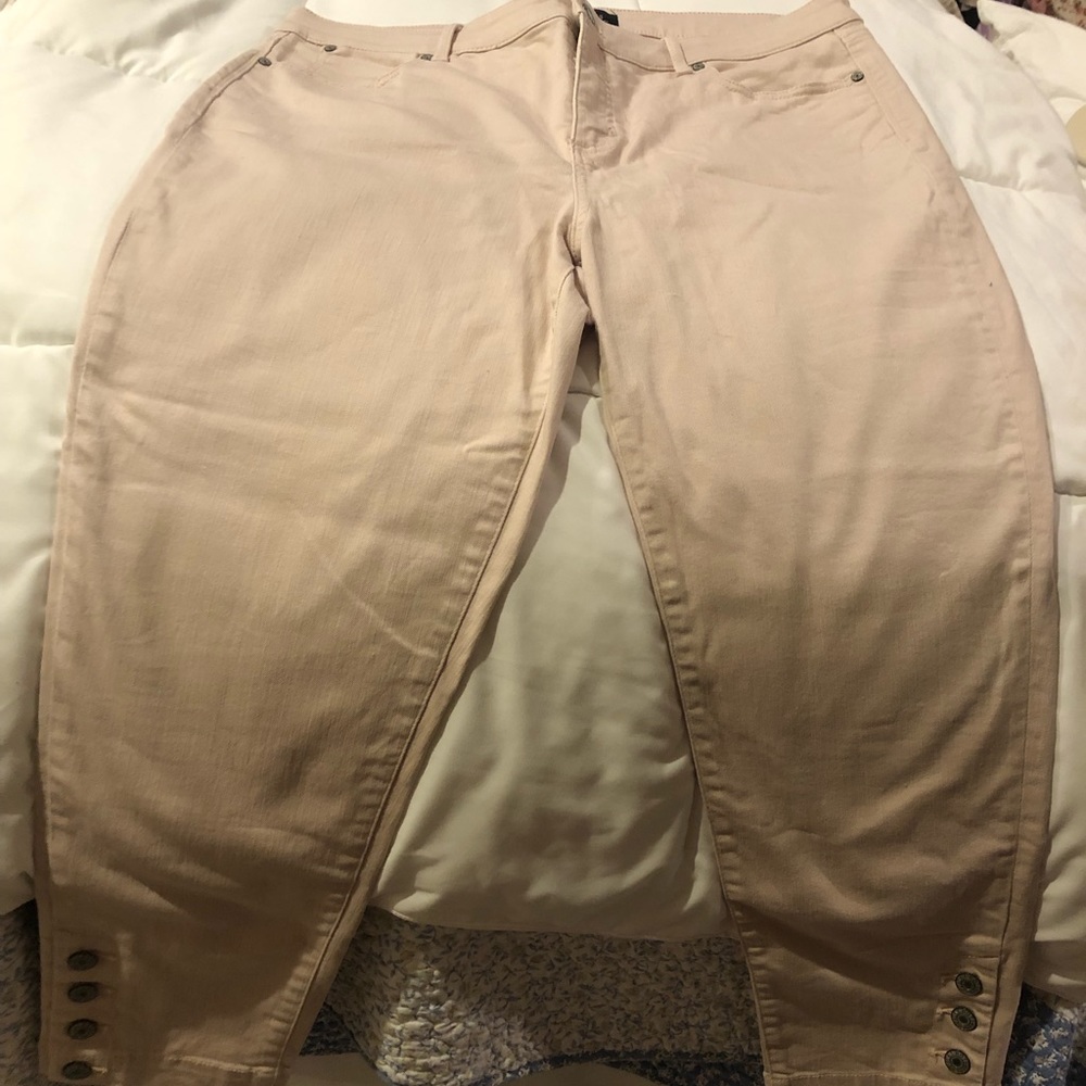 Talbots GUC SZ 16 light coral jeans